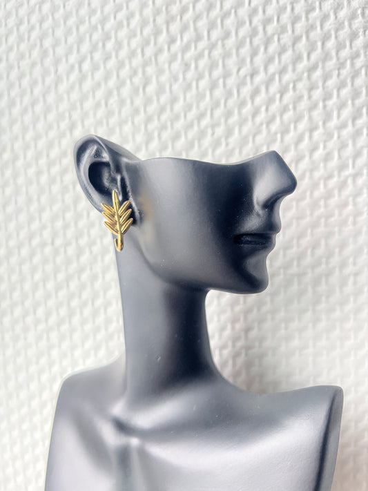 Boucles d'oreilles feuilles