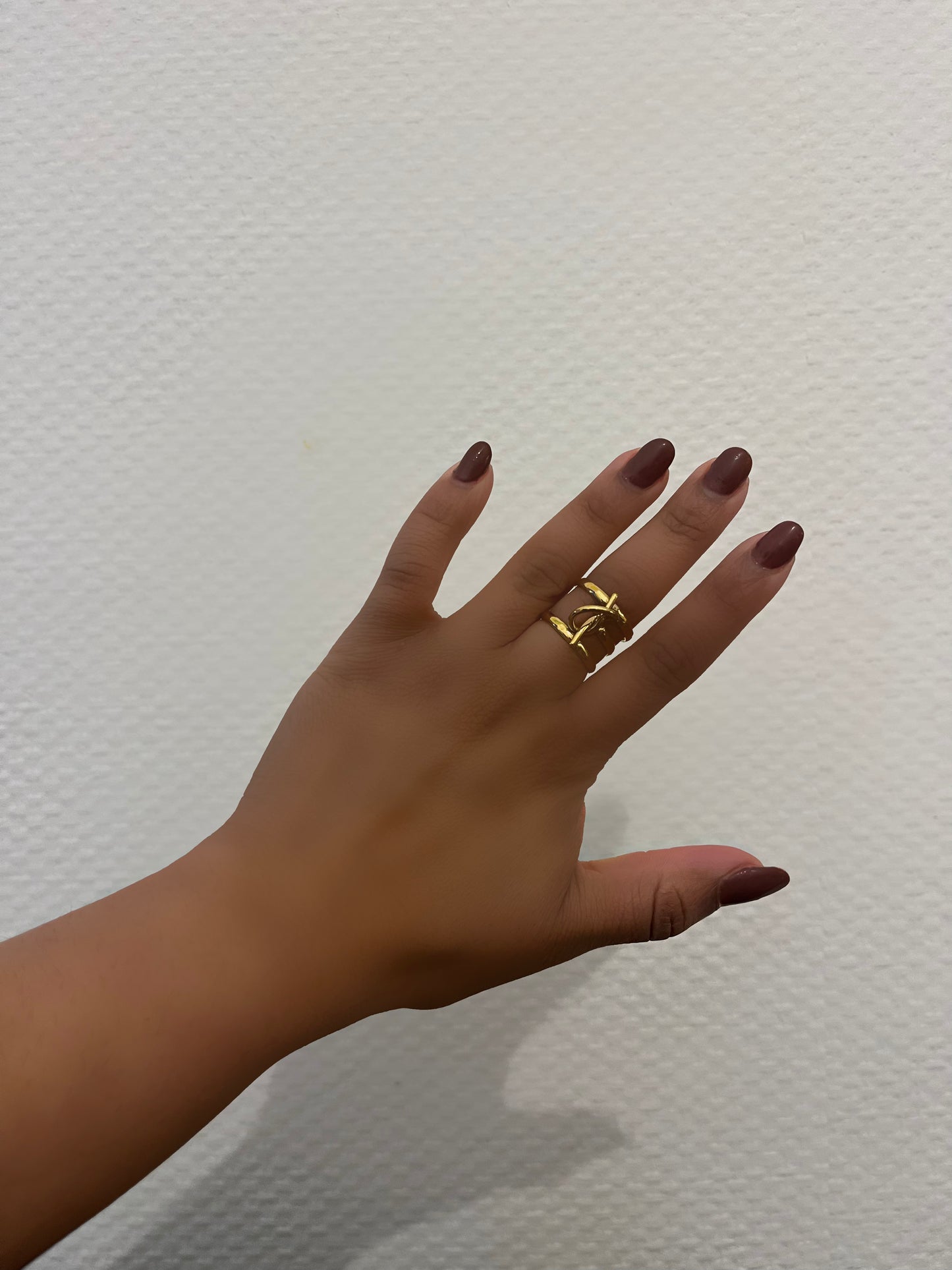 Bague ouverte avec noeud