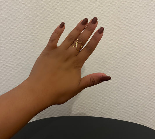 Bague coeur