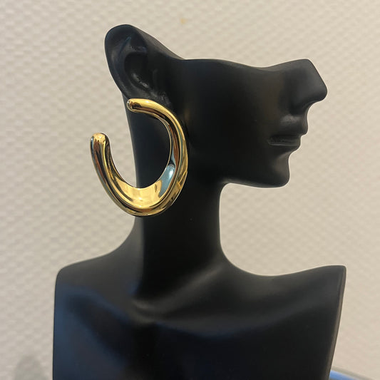 Boucles d'oreilles cercles ouverts