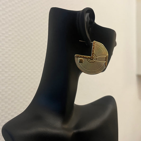 Boucles d'oreilles disques ouverts