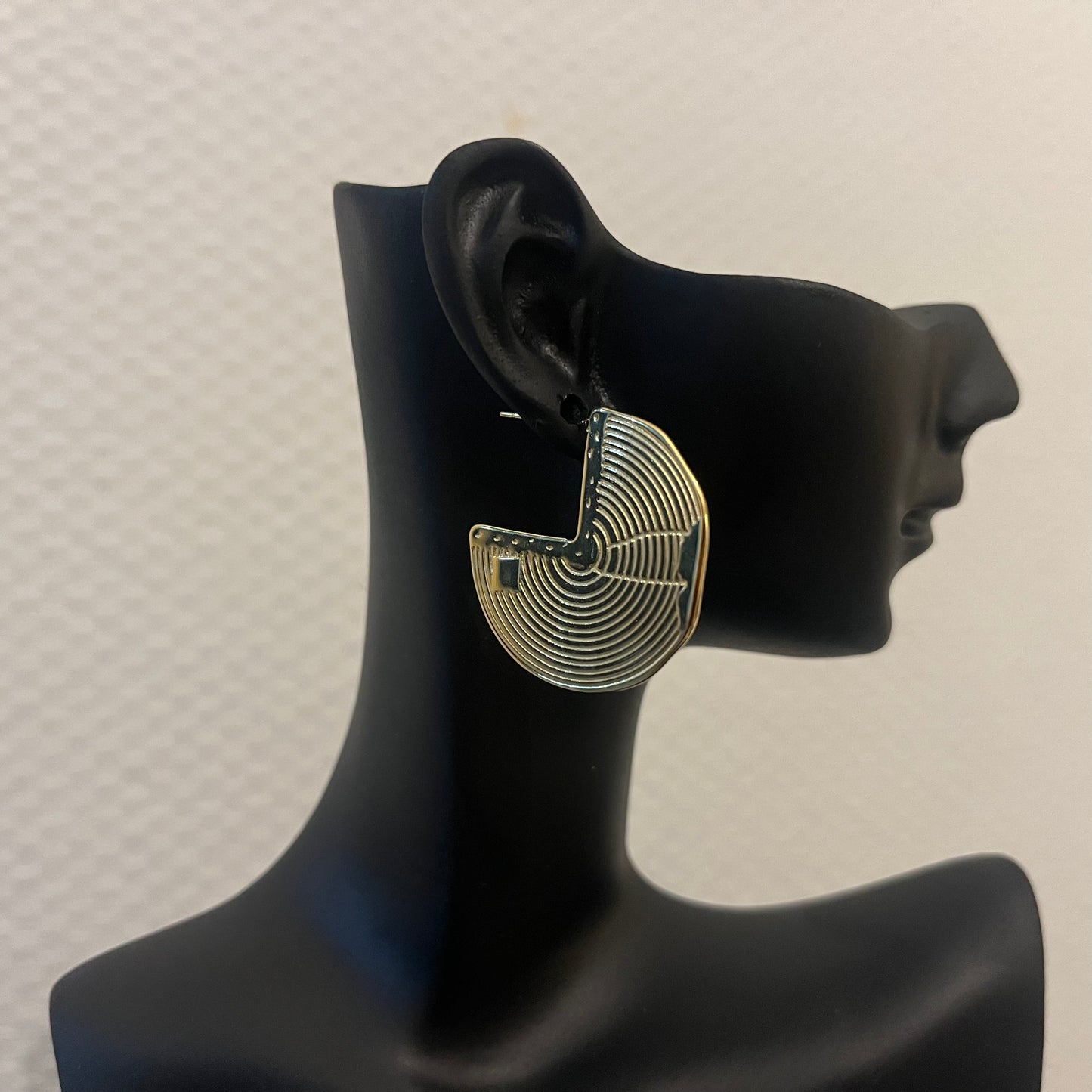 Boucles d'oreilles disques ouverts