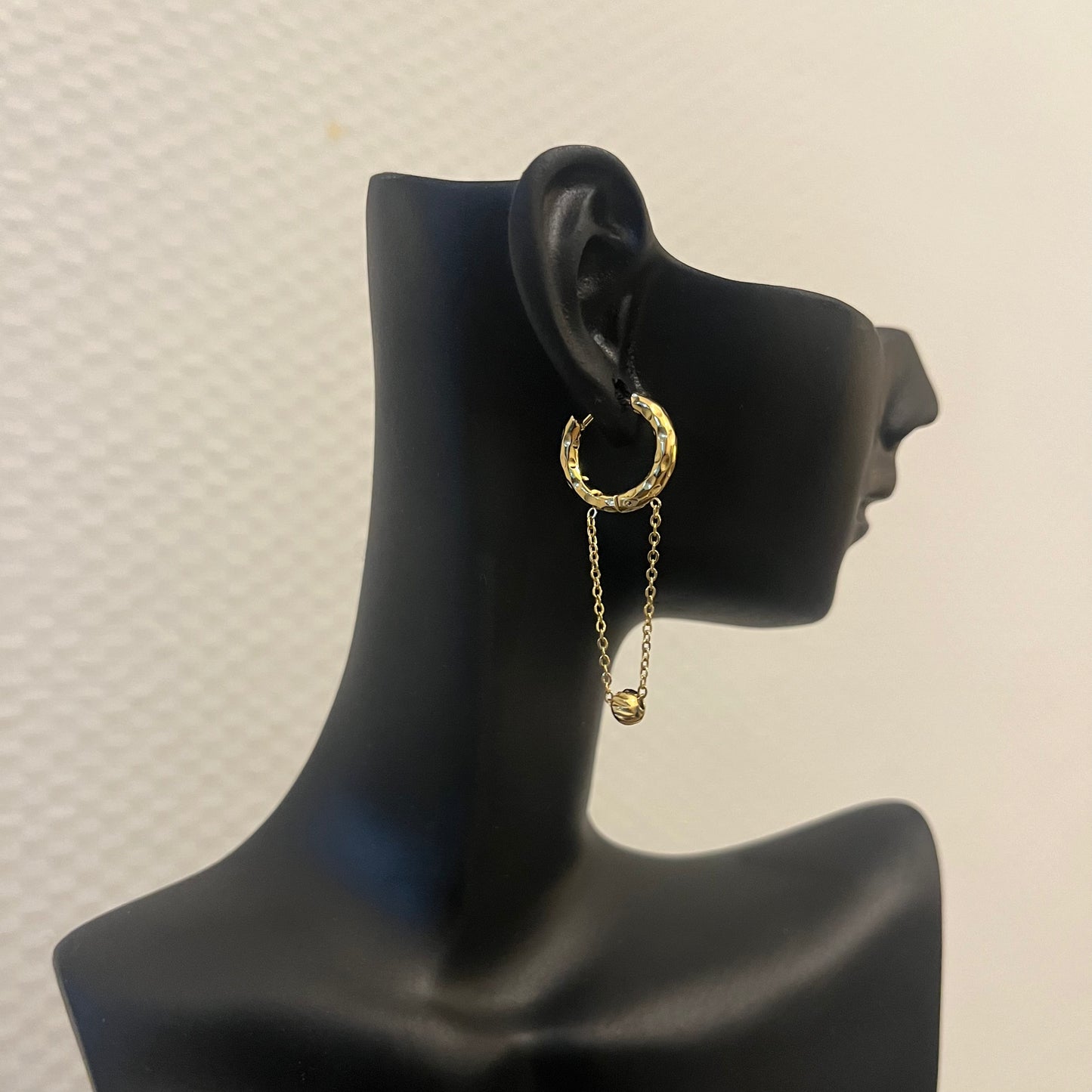 Boucle d'oreilles créoles pendantes