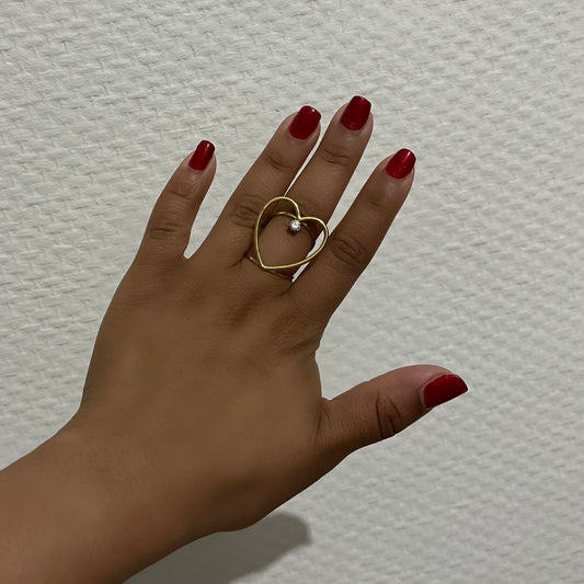 Bague coeur